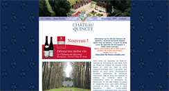 Desktop Screenshot of chateau-de-quincey.com